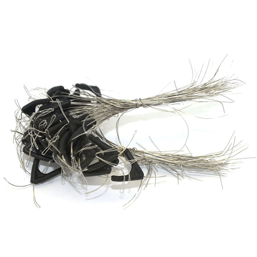 Set 50 thẻo câu cá với hai đầu dây móc lưỡi câu