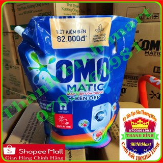 TÚI NƯỚC GIẶT OMO MATIC CỬA TRƯỚC BỀN ĐẸP 3.7KG