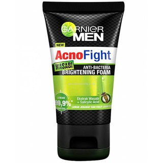 Sữa rửa mặt Garnier Men Acno Fight Wasabi Foam 100ml