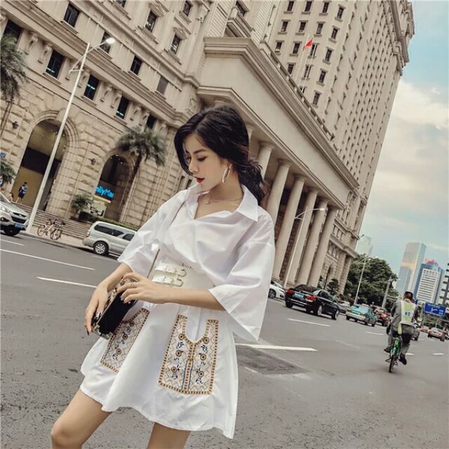 Set váy liền ( có quần trong ) hàng ULZZANG