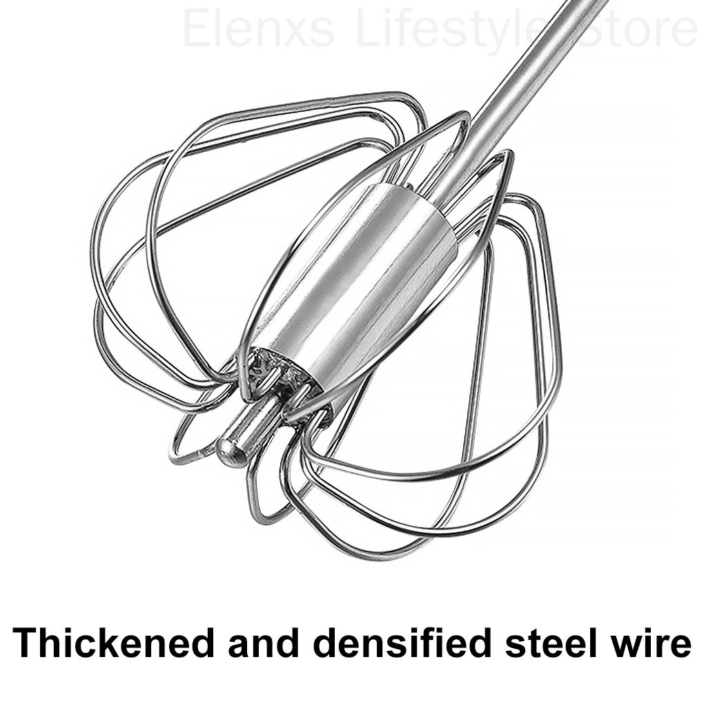 Dụng cụ đánh trứng cầm tay bằng thép không gỉ 10inch