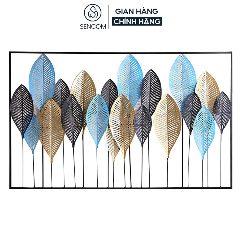 [Mã LIFEXANH03 giảm 10% đơn 500K] Tranh sắt treo tường nghệ thuật SENCOM đồ vật decor trang trí nhà cửa mã 393