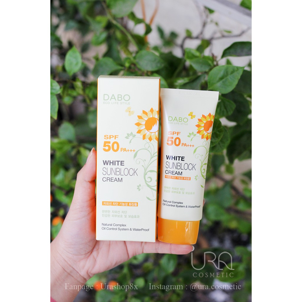 KEM CHỐNG NẮNG DEBO WHITE SUNBLOCK CREAM SPF50