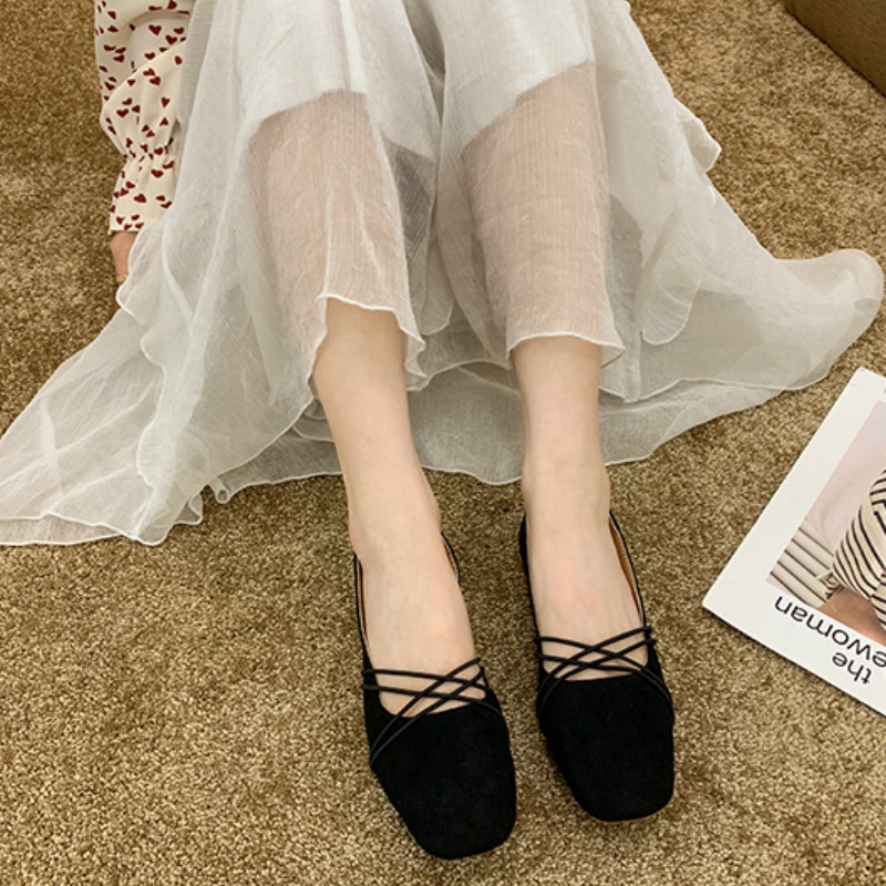 [ Mã 66CBSALE giảm 30K đơn 200K] Giày Búp Bê Đế Bằng Xinh Xắn Dành Cho Nữ | BigBuy360 - bigbuy360.vn