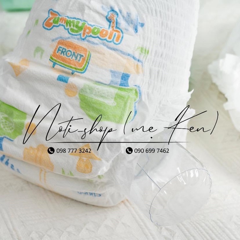 [HCM] Tã bỉm Zummy Pooh chính hãng dán quần S80, M72, L66, XL60, XXL56, XXXL52