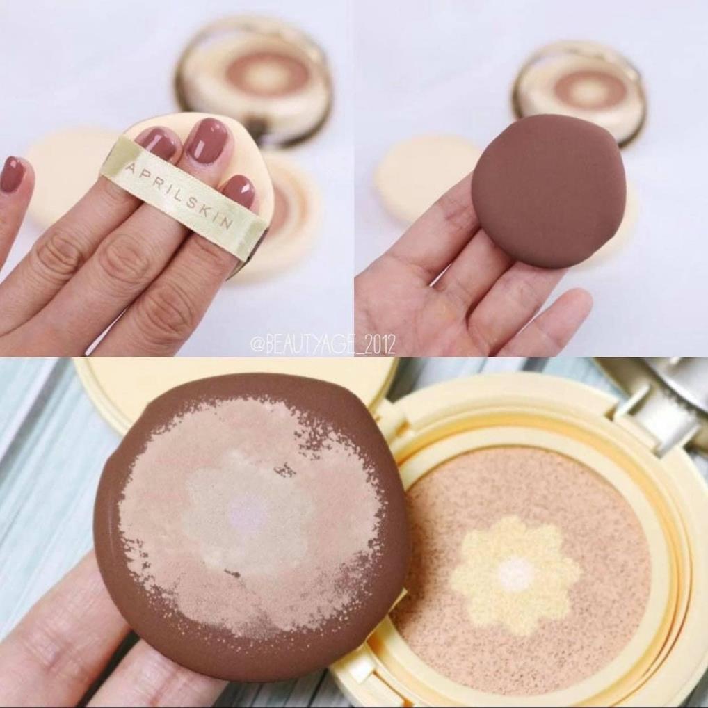 Phấn nước APRIL SKIN REAL AMPOULE GLOW Cushion SPF50+PA++++ 13g | BigBuy360 - bigbuy360.vn