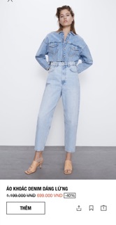 Áo khoác lửng zara auth