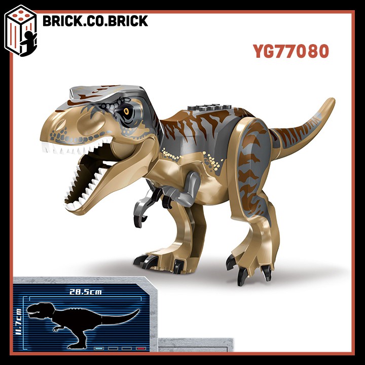 Khủng long bạo chúa T REX Jurassic World đặc biệt siêu to - Đồ chơi lắp ghép Minifigures Mini Mô hình XP234