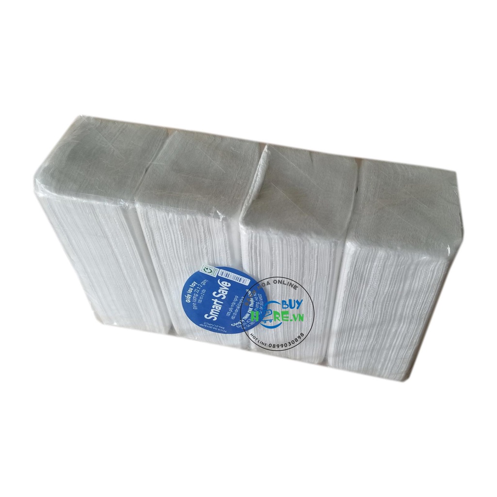 Khăn Lau Tay Smart Save 400 Tờ 2 Lớp