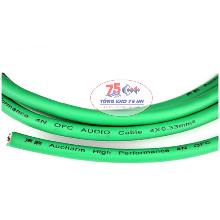 Cặp dây tín hiệu âm thanh Aucharm RCA cao cấp dài 1m và 3m