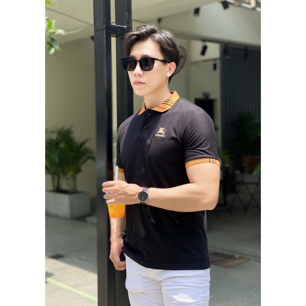 Áo Thun Polo Nam Cổ Bẻ Trơn trẻ trυng , Chất vải Cotton cao cấp chuẩn form