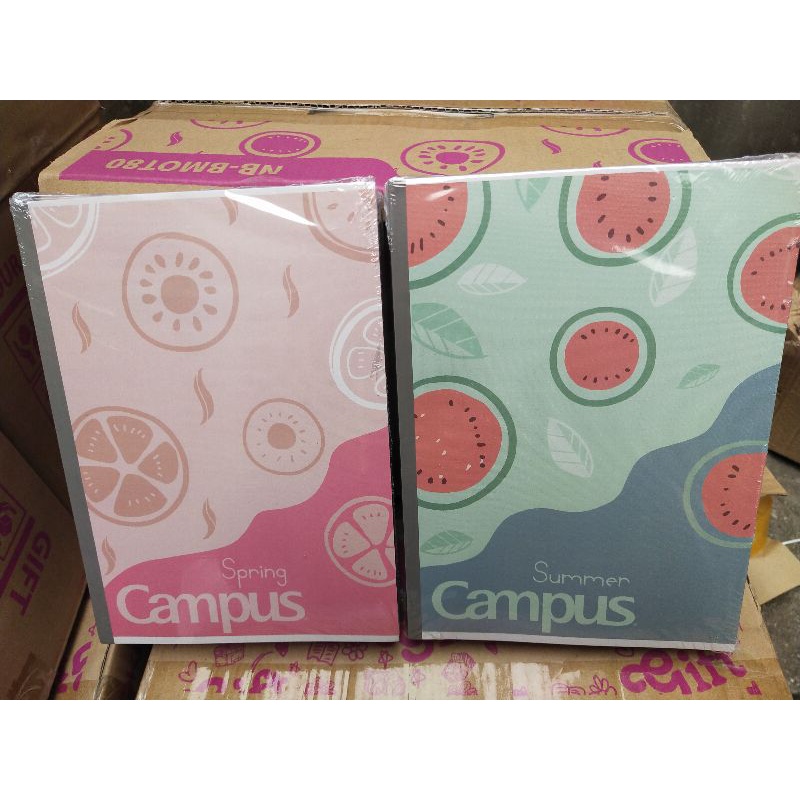 Sét 10 vở kẻ ngang campus/vở campus 80trang season
