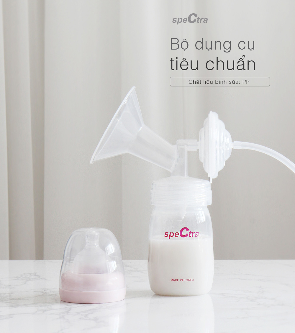BỘ PHỤ KIỆN TIÊU CHUẨN DÀNH CHO MÁY HÚT SỮA SPECTRA (CỔ RỘNG, PHỄU SIZE  16/20/24/28) | Shopee Việt Nam