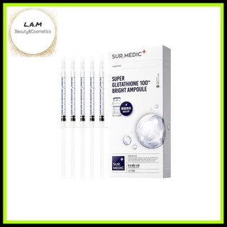 Serum Truyền Trắng Sur.Medic + Super Glutathione 100 Bright Ampoule