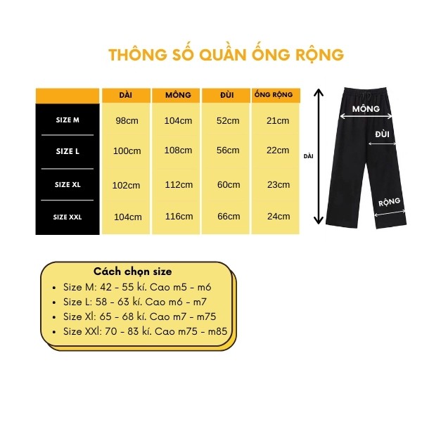 Quần Thun Ống Rộng Nam Màu Đen Và Xám Phong Cách Trẻ Trung Năng Động - MAYLANSTORE