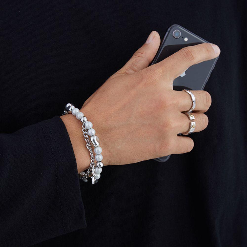 Vòng Tay Hai Lớp Mặt Thánh Giá Thời Trang Cho Nam Nữ
