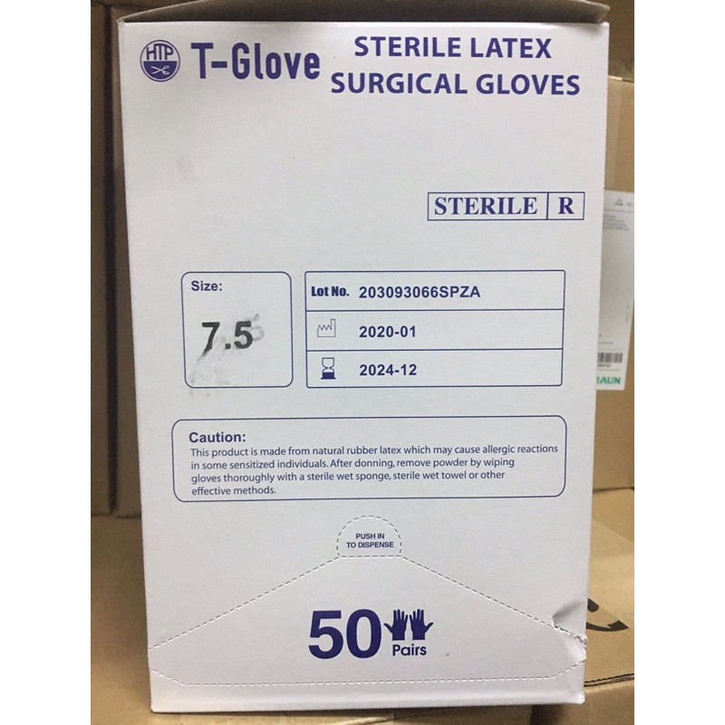 Găng tay PT tiệt trùng 1 lần (4900/đôi) | BigBuy360 - bigbuy360.vn