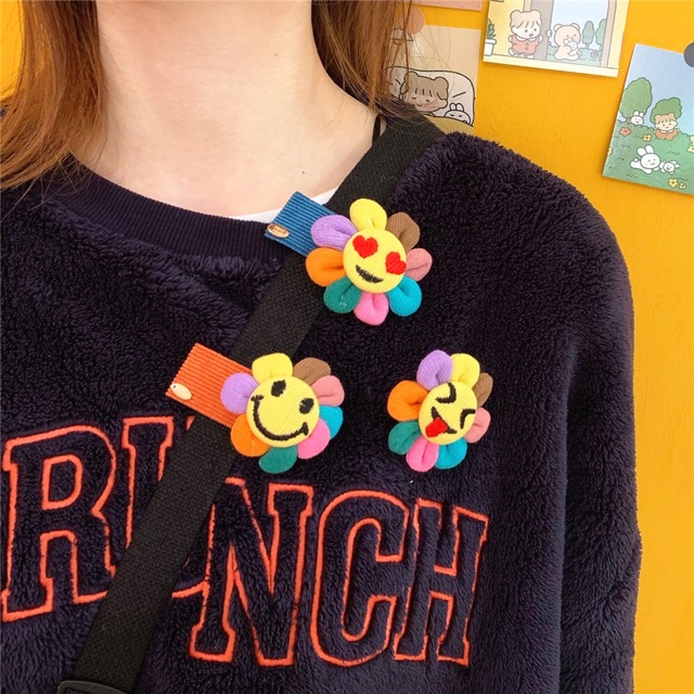 Kẹp tóc/Cài áo hoa kakai ulzzang Quảng Châu