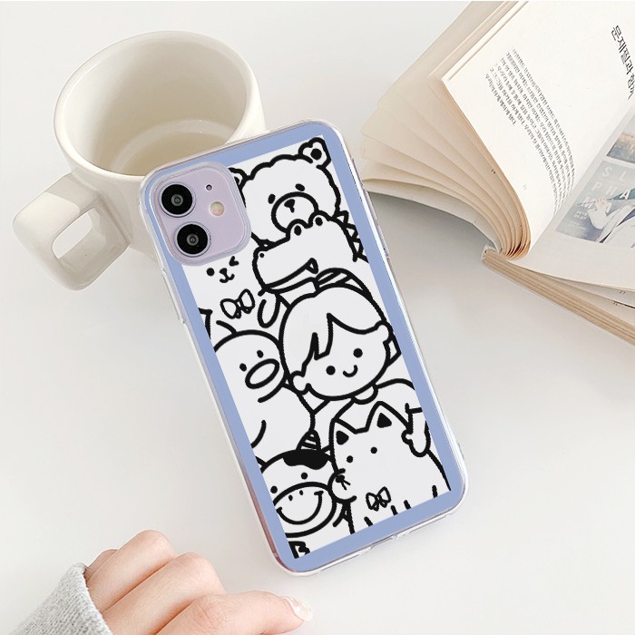 Ốp lưng iphone Baby and pet viền trong chống ố 6/6plus/6s/6splus/7/7plus/8/8plus/x/xr/xs/11/12/13/pro/max/plus/promax