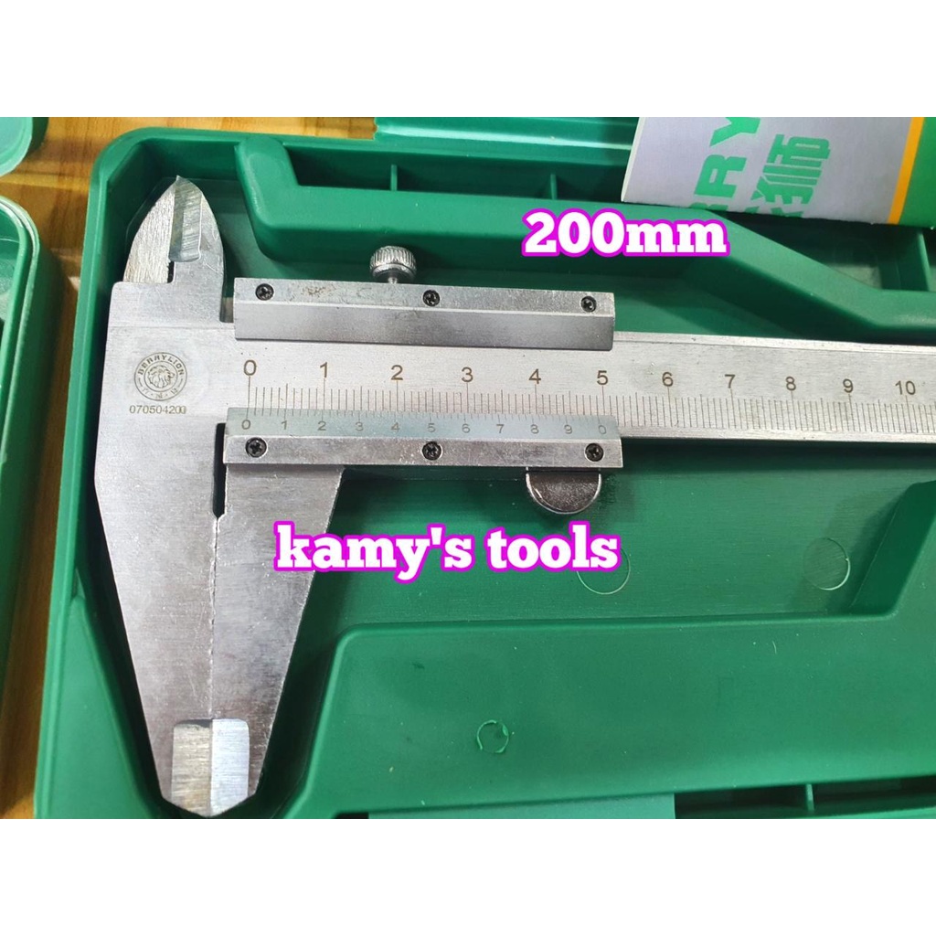 Thước kẹp cơ khí Berrylion 150mm 200mm model 070504150 070504200, thước cặp