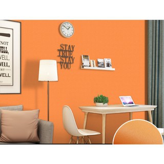 Cuộn giấy dán tường có sẵn keo có vân nhám màu CAM