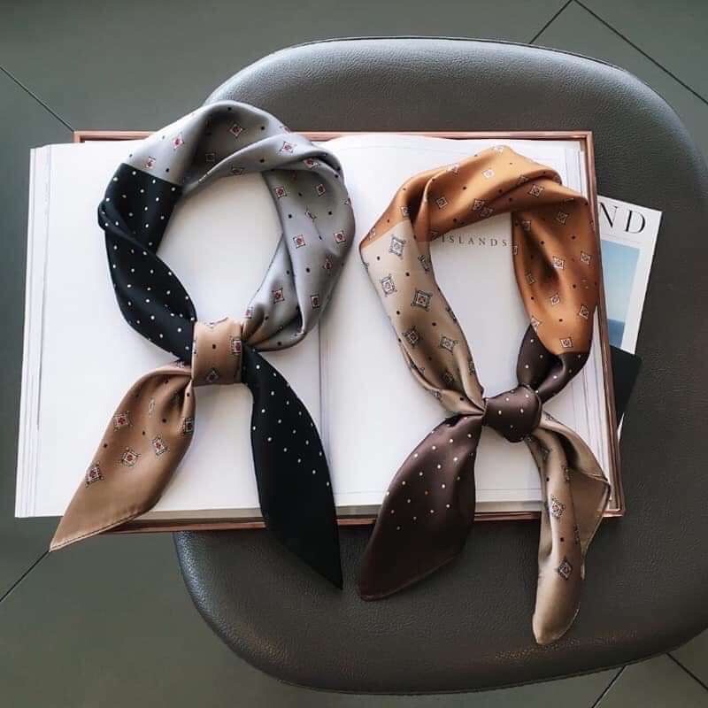 [HÀNG CAO CẤP]Khăn lụa đa năng 70*70