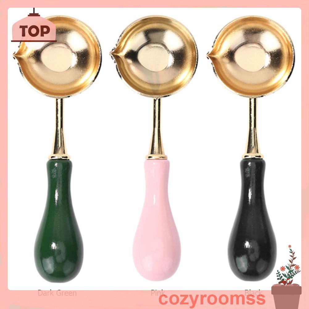Muỗng Múc Sáp Nóng Chảy Có Cán Gỗ Tiện Dụng