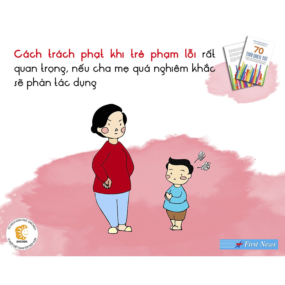 Sách 70 Thói Quen Tốt Trong Việc Dưỡng Con Theo PP Shichida - First News