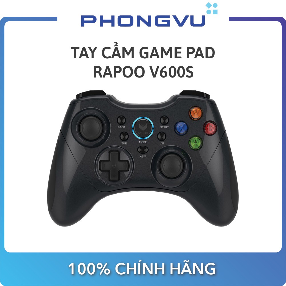 Tay cầm Game Pad Rapoo V600S (Đen) - Bảo hành 24 tháng