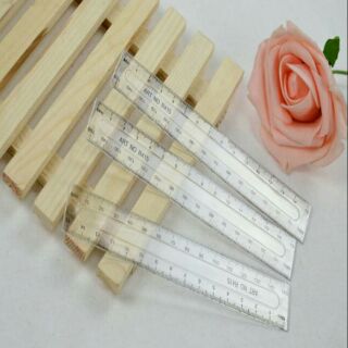 Thước đo nhựa cứng - Mô hình nhà gỗ búp bê dollhouse DIY