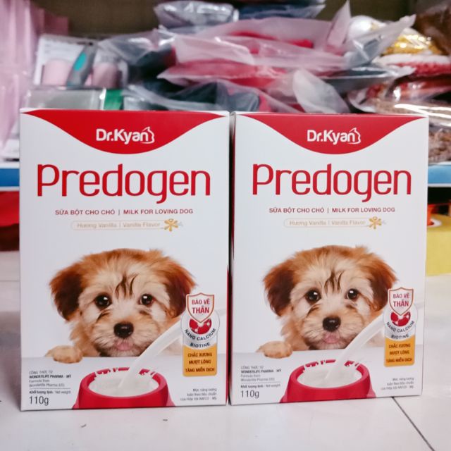 Sữa Bột Dinh Dưỡng Cho CHÓ ĐANG MANG THAI VÀ CHÓ CON Predogen Dr.Kyan Hộp 400g