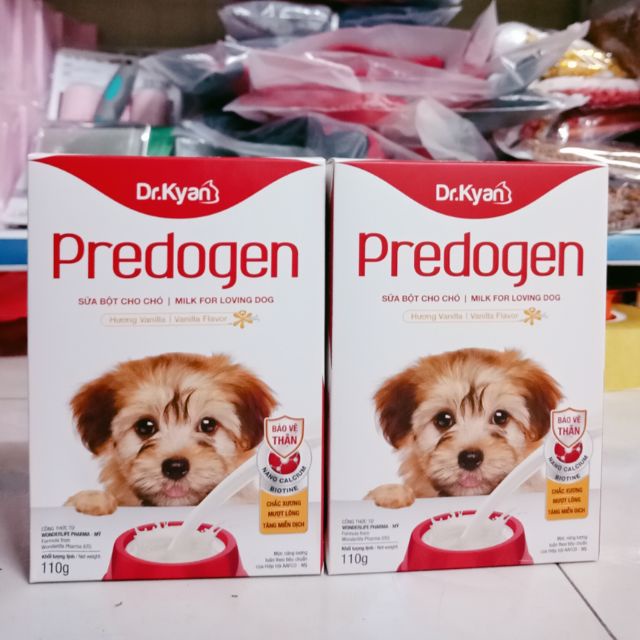 [Mã PET50 giảm 10% - tối đa 50K đơn 250K] Sữa Bột Dinh Dưỡng Cho CHÓ ĐANG MANG THAI VÀ CHÓ CON Predogen Dr.Kyan Hộp 400g