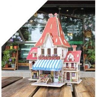 Mô hình gỗ Robotime - France Flower Store F126