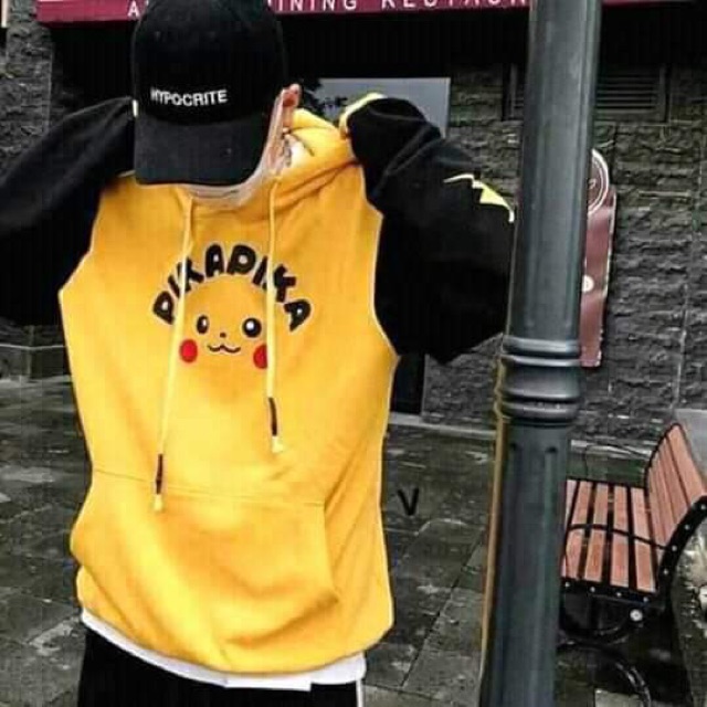 Áo hoodie nam nữ in pikachu | BigBuy360 - bigbuy360.vn