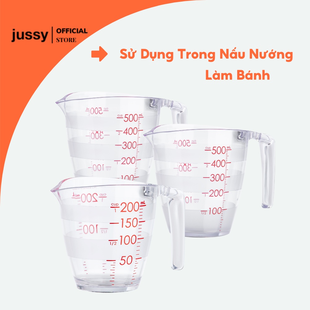 Cốc Đong Ml Inochi Yoko Nhựa Định Lượng 200ml Dung Dịch Chia Vạch Dụng Cụ Đo Lường Nhà Bếp Thông Minh