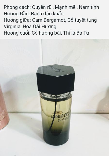 HOT [FreeShip] Mẫu thử YSL La Nuit de L'Homme