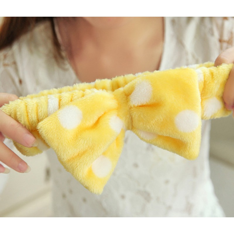 Băng Đô Nơ Rửa Mặt,Trang Điểm Nơ Chất Nhung Mềm Mịn nhiều mẫu xinh xắn tienich92 tienich