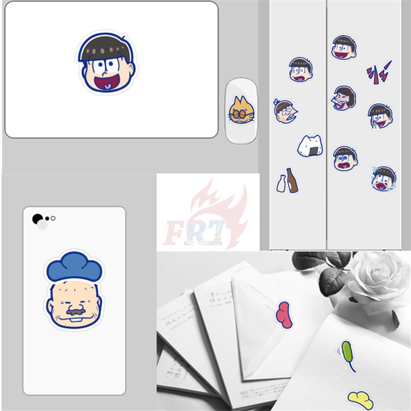 Set 40 Miếng Dán Trang Trí Hình Anime Độc Đáo