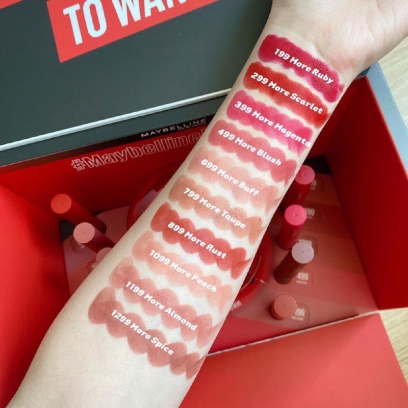 Son Maybelline Ultimate màu 799, 899, 1299