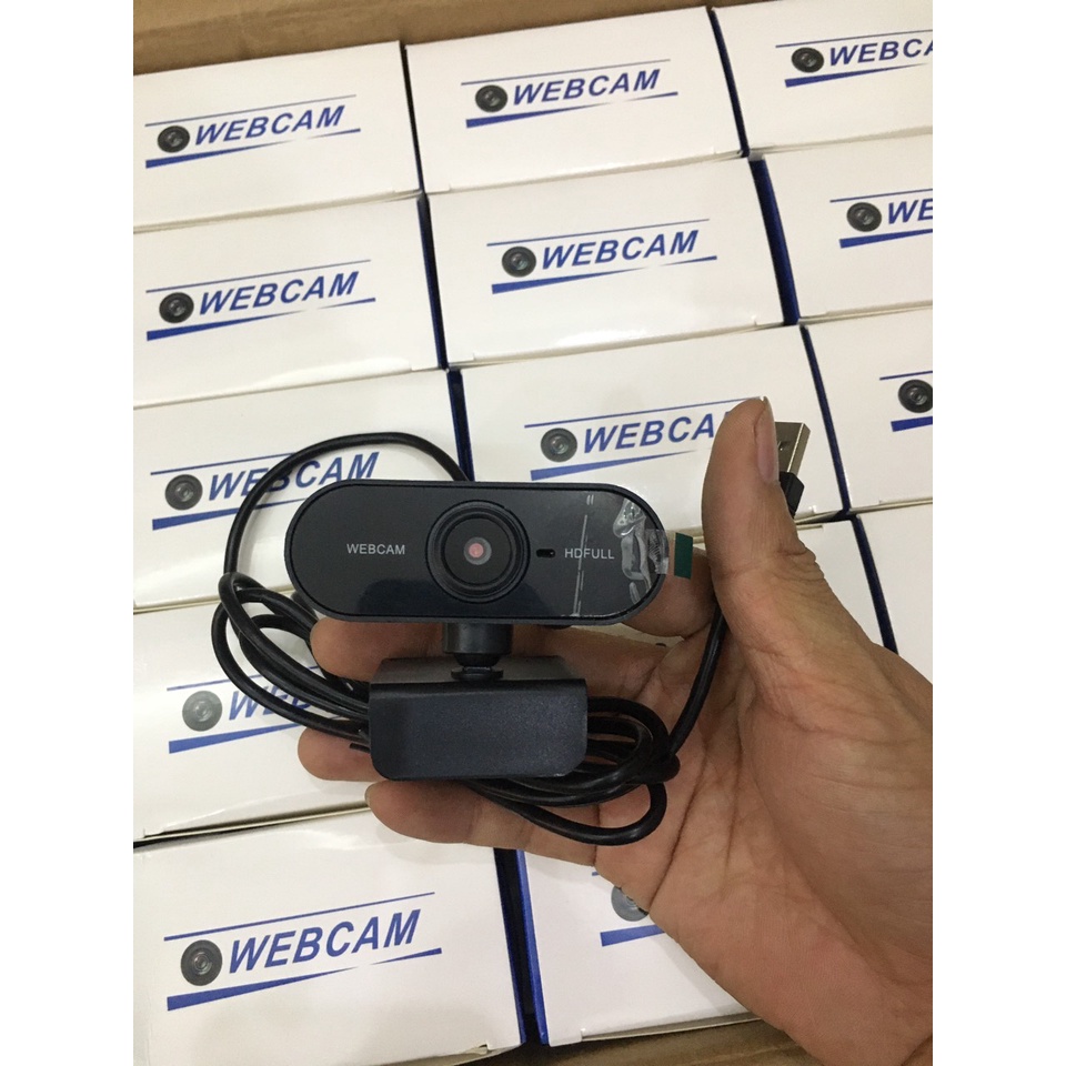 Webcam 1080P tích hợp Mic dành cho PC/ máy tính học để học online, chát...