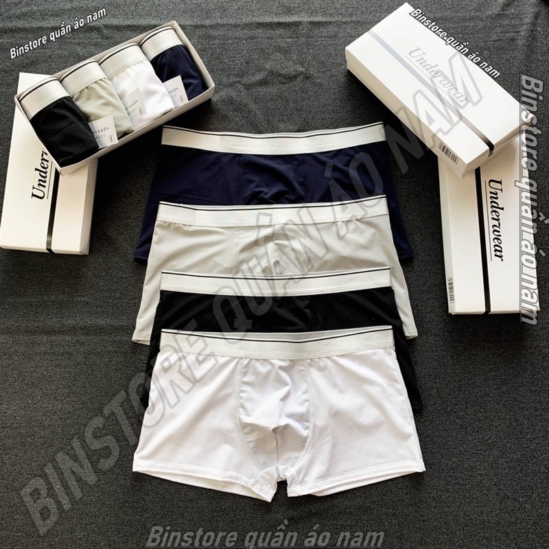 Quần lót đùi nam trơn, quần sịp nam trơn co giãn, mát màu đẹp NGẪU NHIÊN
