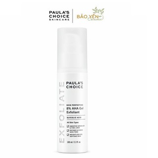 Gel dưỡng ẩm Paula's Choice Skin Perfecting 8% AHA Gel Exfoliant loại bỏ tế bào ch.ết làm mềm và sáng mịn da - 100ml