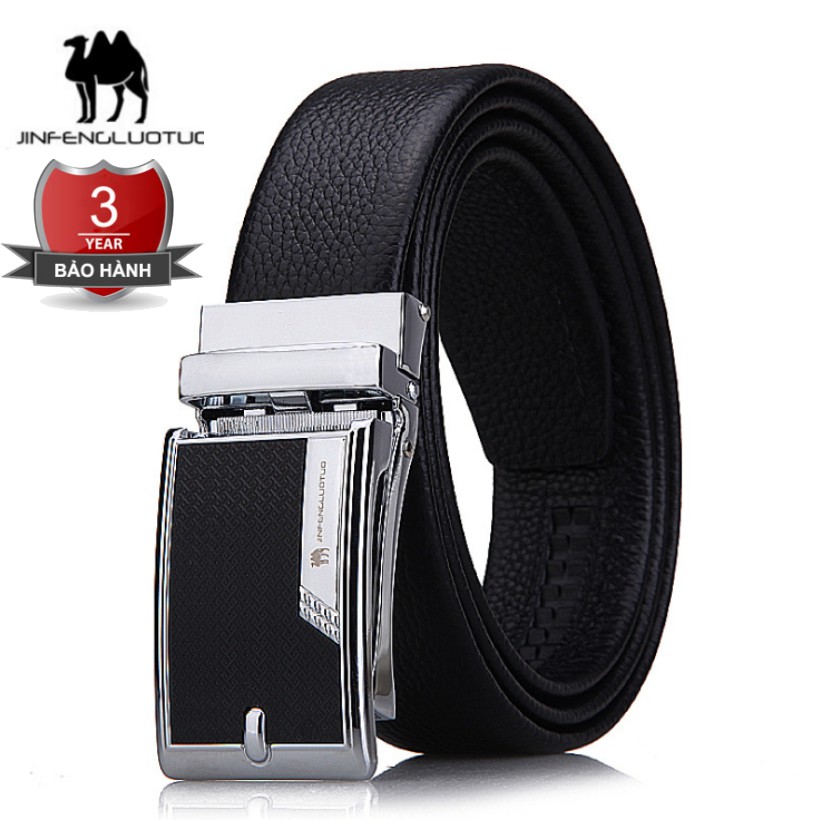 (NEW 2020 Men's Leather Belts) Bảo Hành 3 Năm - Dây Nịt Thắt Lưng Da Lạc Đà Thật Cao Cấp AGZA026 - Hàng Nhập Nam Nữ