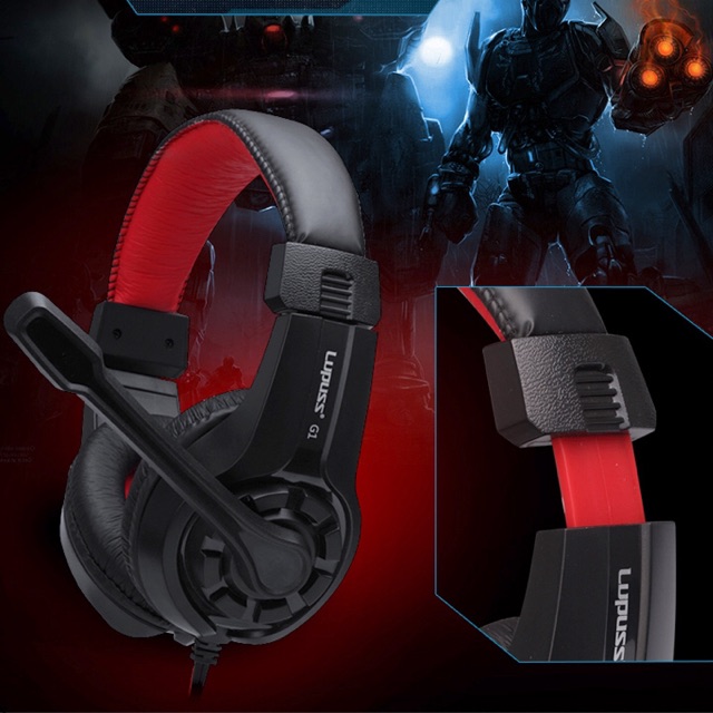 Tai Nghe Chụp Tai Chơi Game, Nghe Nhạc Lupuss G1 Có Mic Cho Máy Tính Bàn giá tốt | BigBuy360 - bigbuy360.vn