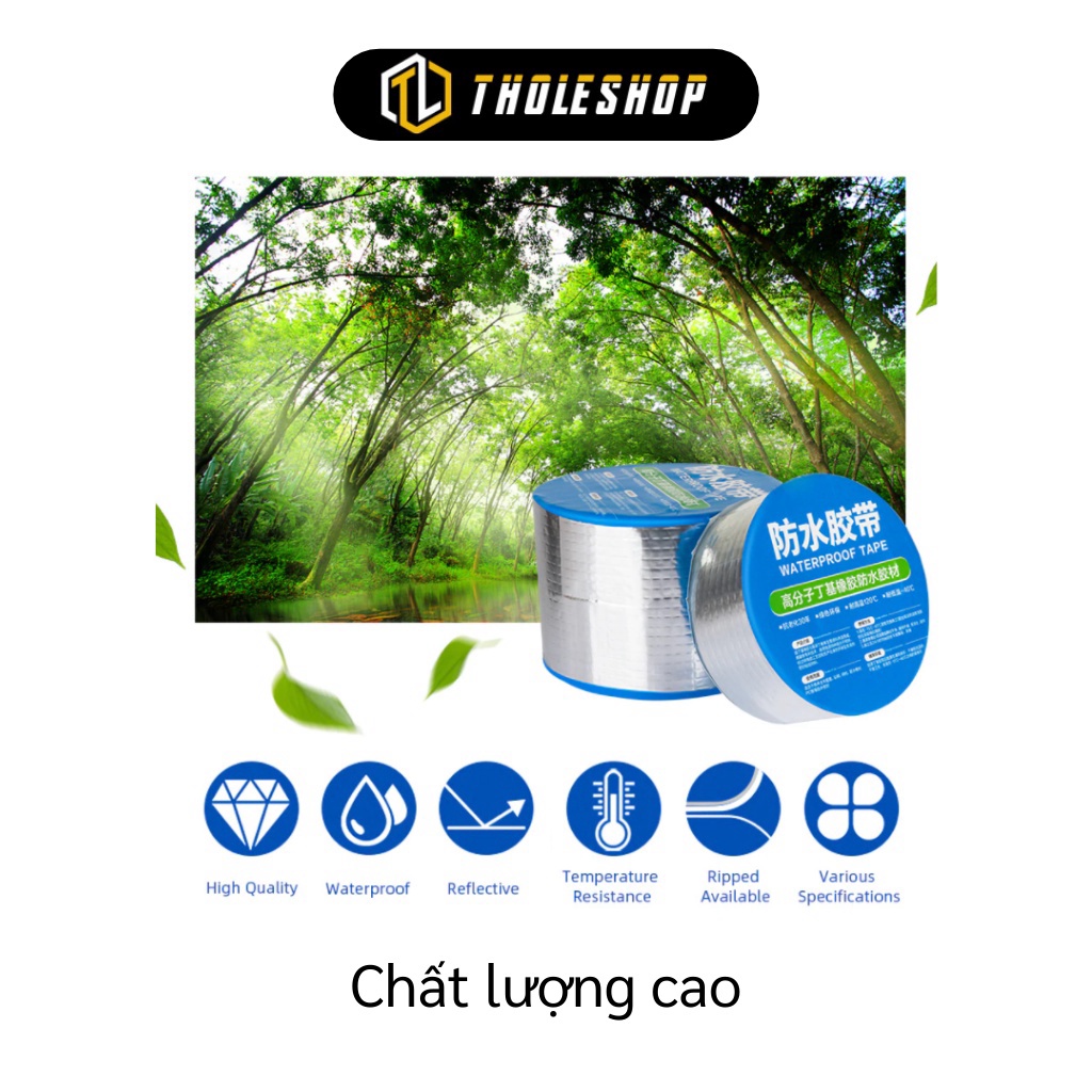 [SGD] Cuộn Băng Keo - Băng Keo Butyl 5m, Siêu Dính, Siêu Chống Thấm, Sửa Chửa Nhà Cửa 7442