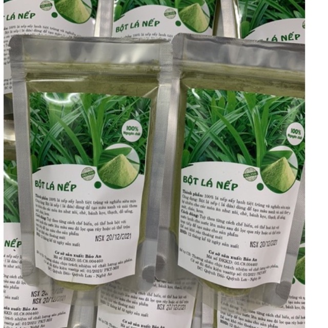 Bột lá nếp(lá dứa) sấy lạnh 100gr tạo màu thực phẩm
