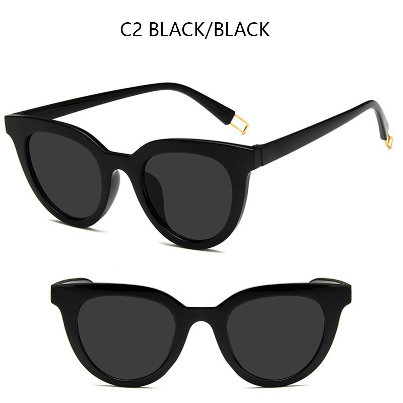 Kính mát UV400 kiểu mắt mèo thời trang Hàn Quốc sang trọng