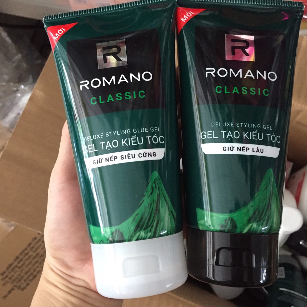 [CHỌN ĐỘ CỨNG MUỐN MUA] Gel vuốt tóc Romano 150g chọn loại