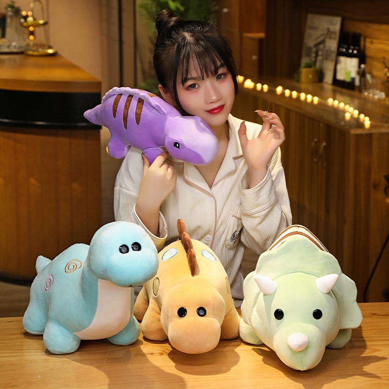 Hàng Có Sẵn Trong 24Đồ chơi nhồi bông Hình Khủng Long Hoạt Hình Dễ Thương