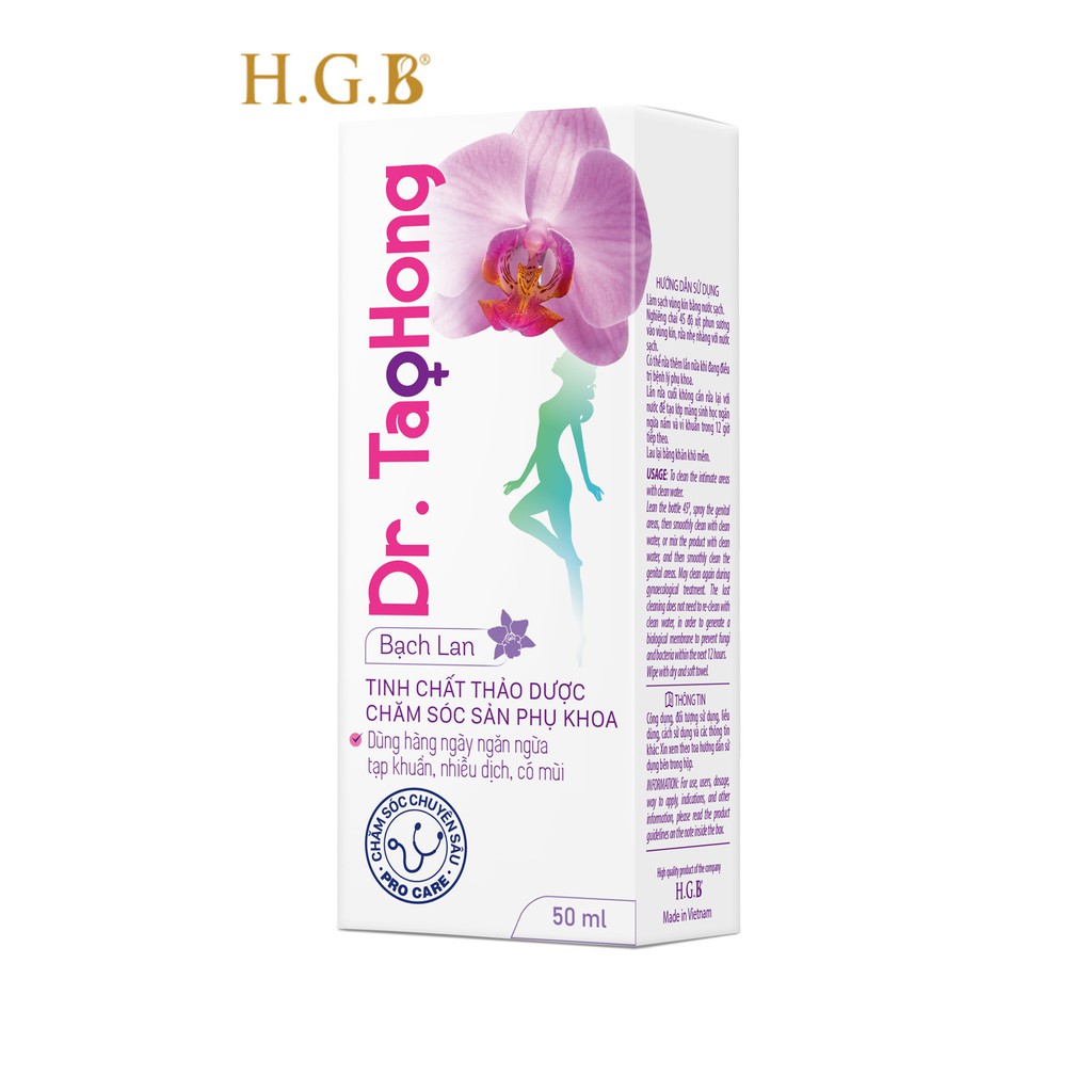 Dung dịch vệ sinh DR Táo Hồng Bạch Lan 50ml
